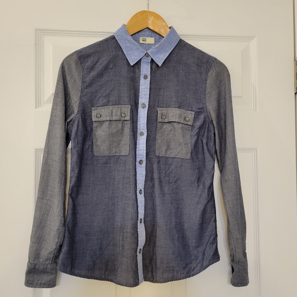AD Adriano Goldschmied Jeans Cotton Shirt, Size Small